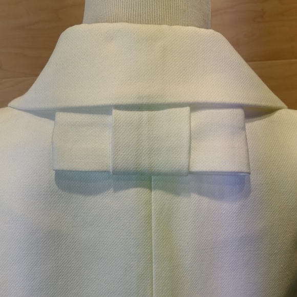 (Sold) Kate Spade NWT White & Gray Pea Coat - Picture 4 of 7